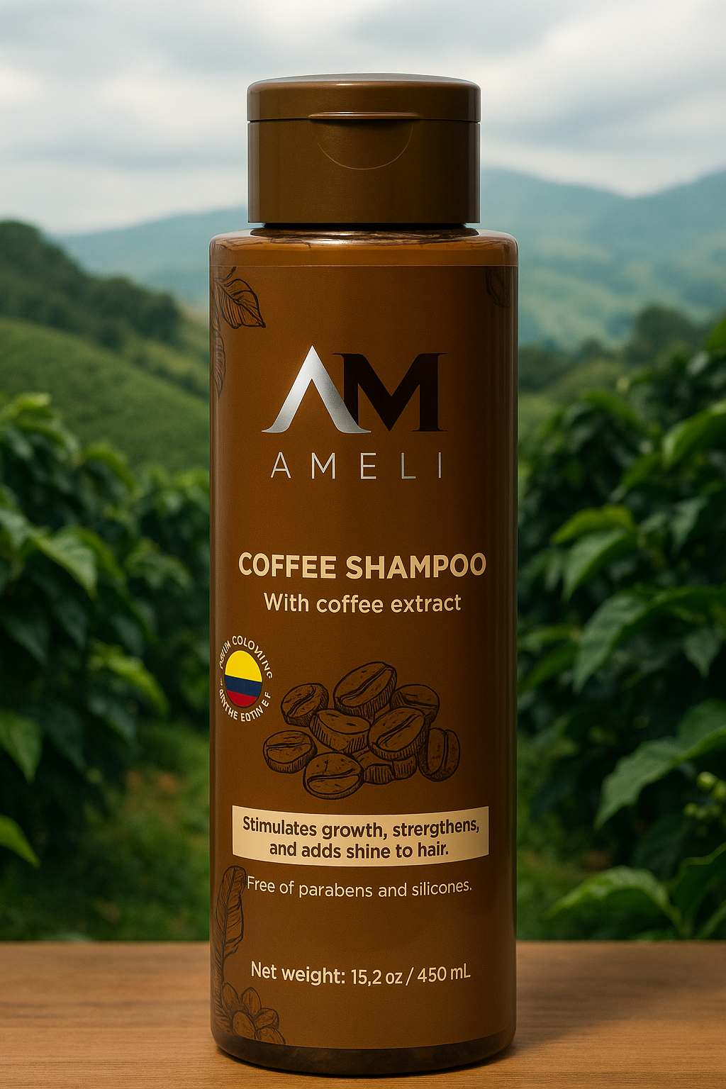 SHAMPOO DE CAFE COLOMBIANO | AMELI HAIR CARE
