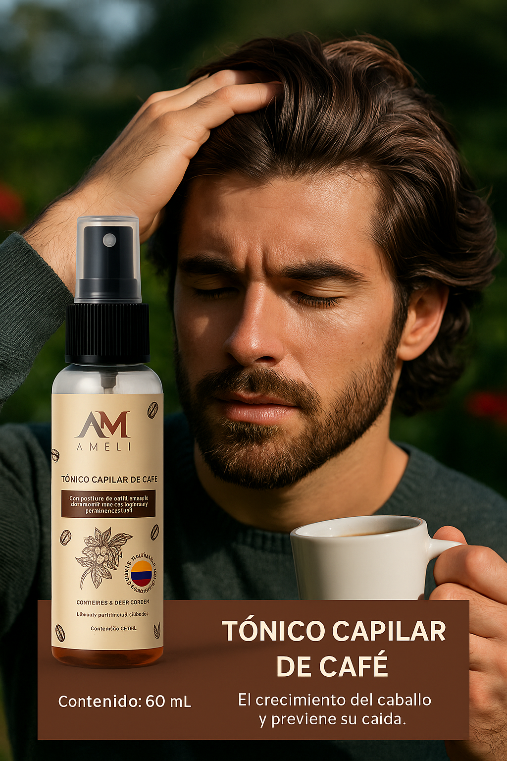 TÓNICO CAPILAR DE CAFÉ