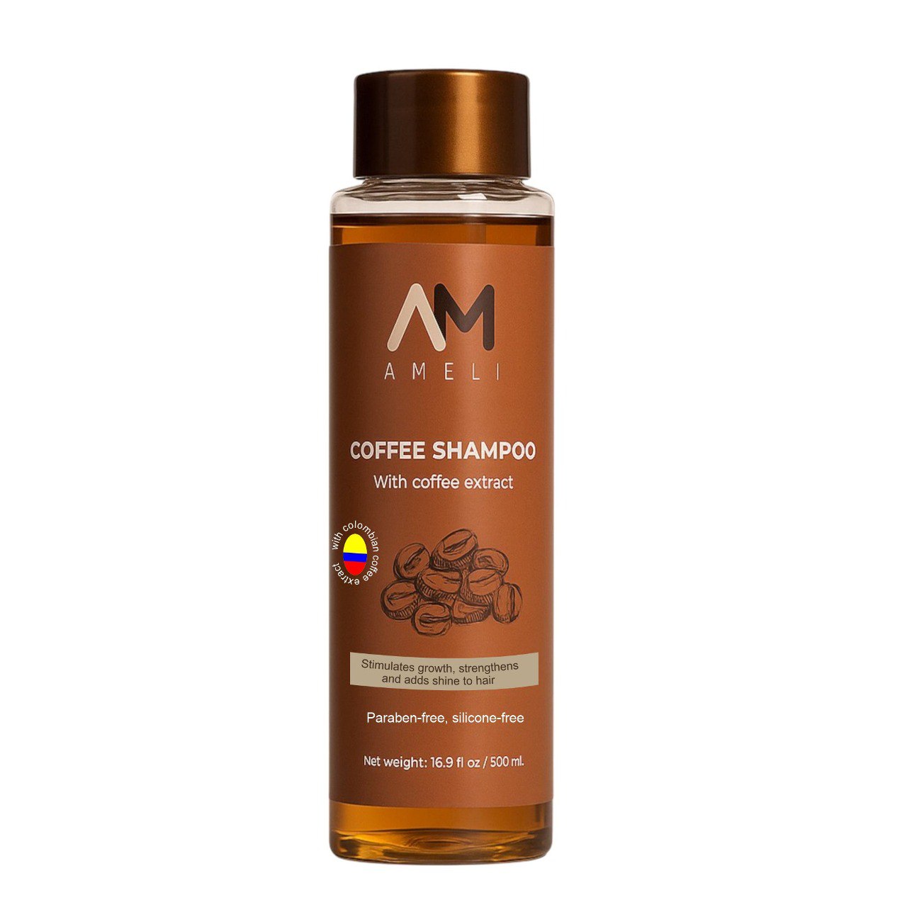 SHAMPOO DE CAFE COLOMBIANO | AMELI HAIR CARE