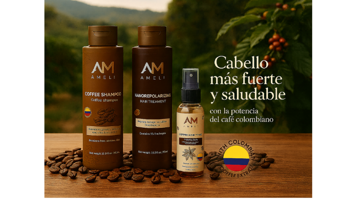 KIT SHAMPOO TRATAMIENTO NANOREPOLIZADOR Y TONICO DE CAFE