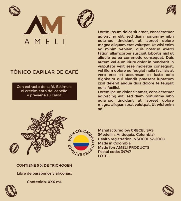 KIT SHAMPOO TRATAMIENTO NANOREPOLIZADOR Y TONICO DE CAFE